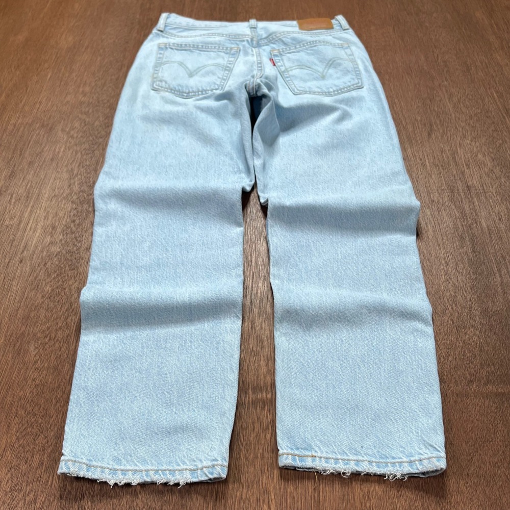 Vintage Levis 501 BIG E Light Wash Straight Leg Jeans W28 L26 A8746-0000 - Picture 14 of 15